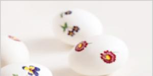 Decoupage eggs for Easter master classes